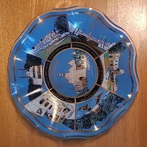 DISNEYLAND Vintage 1970s Trinket/Candy Dish, Featuring Disney Park Landmarks